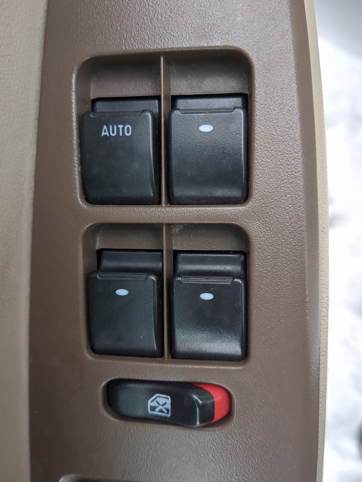 2006-2008 Chevrolet Impala Master Power Window Switch Replacement Driver Side Left Fits Fits 2006 2007 2008 OEM Used Auto Pa