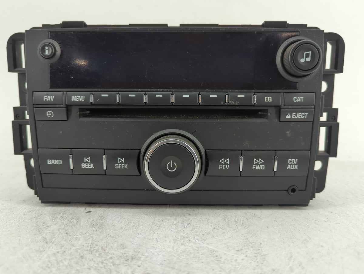 2007-2008 Chevrolet Impala Radio AM FM Cd Player Receiver Replacement P/N:25957375 Fits 2007 2008 OEM Used Auto Parts - Oemu