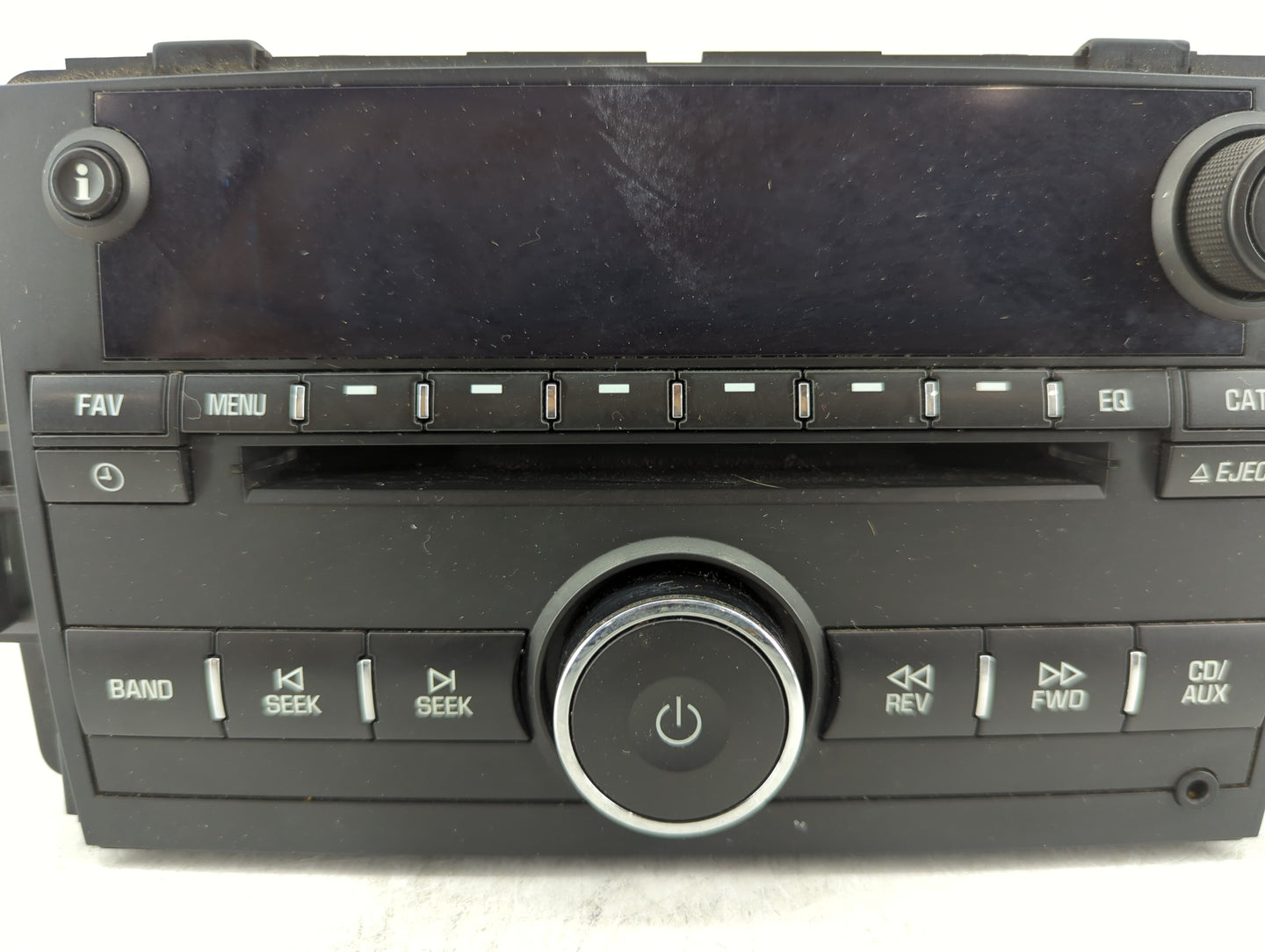 2007-2008 Chevrolet Impala Radio AM FM Cd Player Receiver Replacement P/N:25887147 Fits Fits 2007 2008 OEM Used Auto Parts -