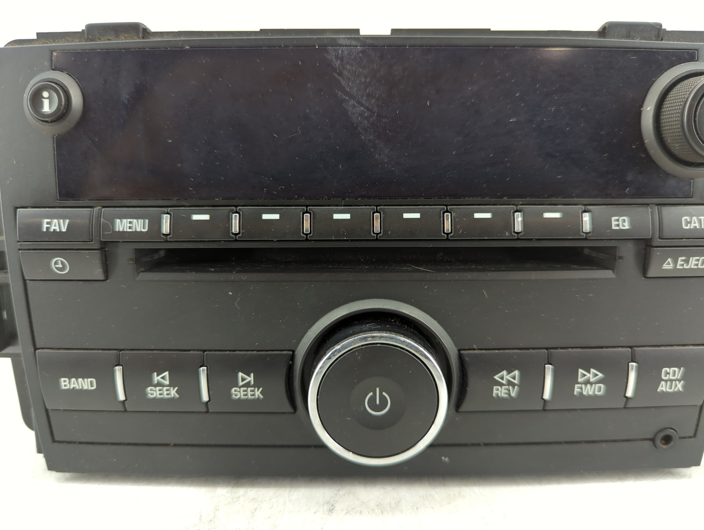 2007-2008 Chevrolet Impala Radio AM FM Cd Player Receiver Replacement P/N:25887147 Fits Fits 2007 2008 OEM Used Auto Parts -