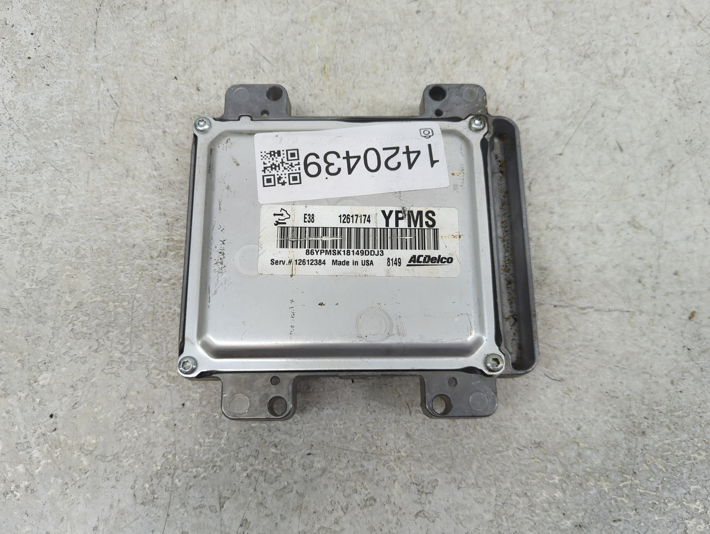 2008 Chevrolet Impala PCM Engine Control Computer ECU ECM PCU OEM P/N:12617174 12612384, 86YPMSK18149DDJ3 Fits Fits 2009 201