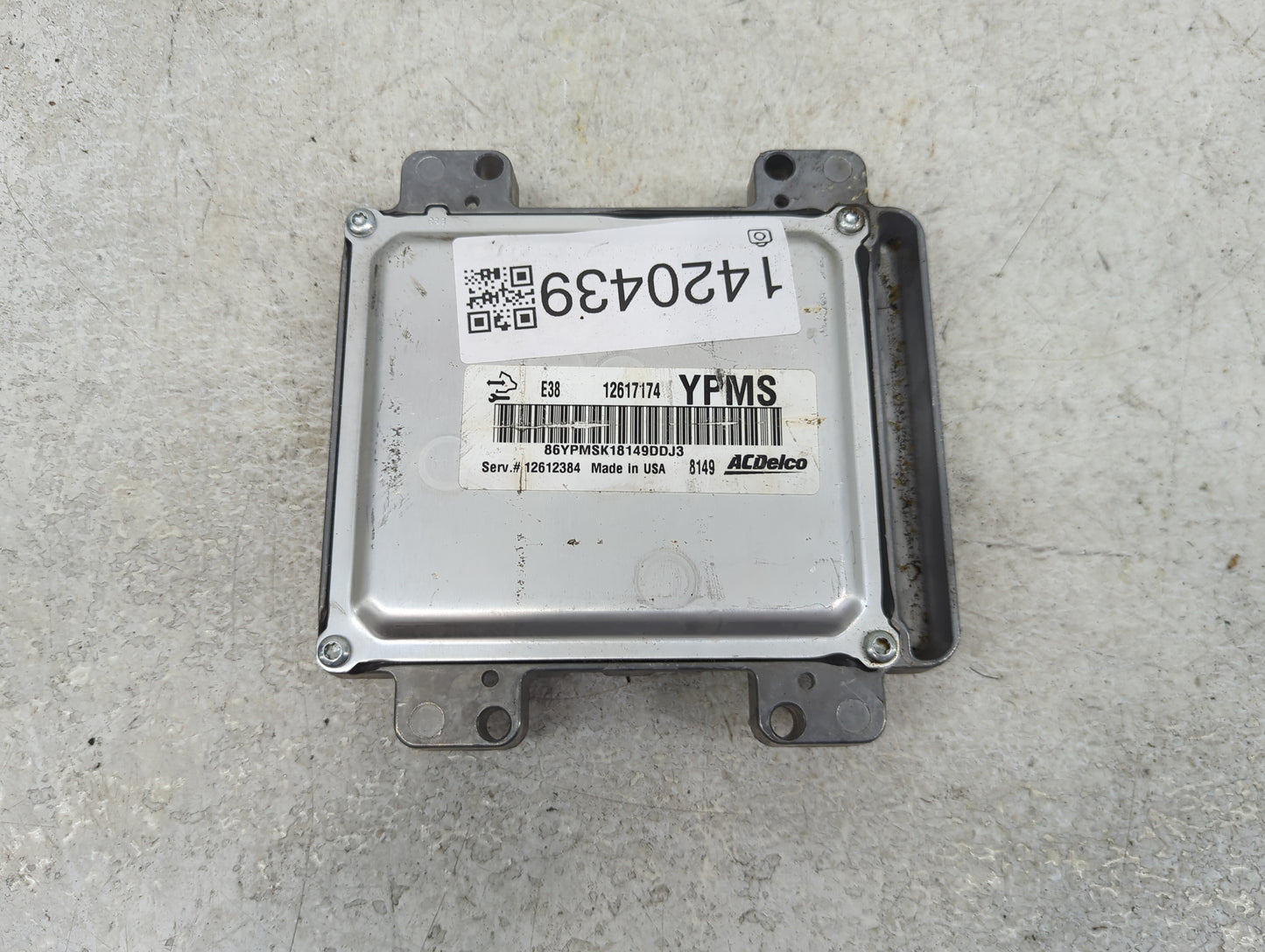 2008 Chevrolet Impala PCM Engine Control Computer ECU ECM PCU OEM P/N:12617174 12612384, 86YPMSK18149DDJ3 Fits Fits 2009 201