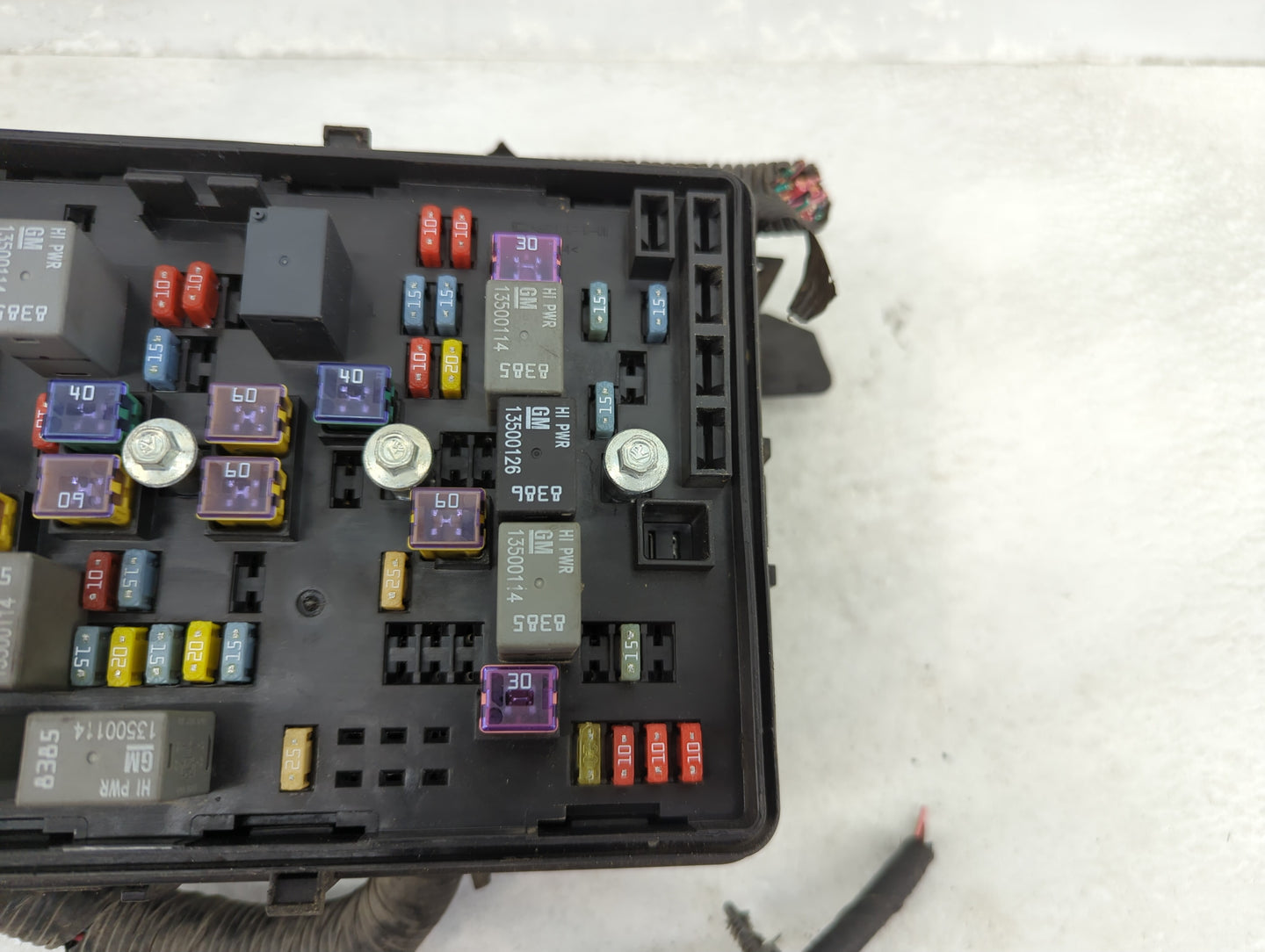 2008-2011 Chevrolet Impala Fusebox Fuse Box Panel Relay Module P/N:13729154-01 Fits Fits 2008 2009 2010 2011 OEM Used Auto P
