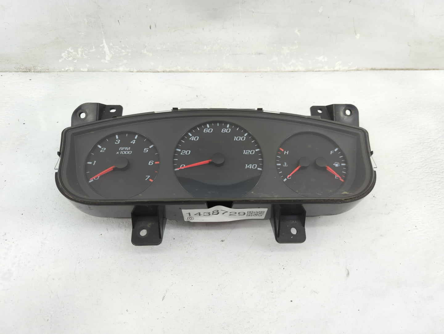 2008 Chevrolet Impala Instrument Cluster Speedometer Gauges P/N:25841497 Fits OEM Used Auto Parts - Oemusedautoparts1.com