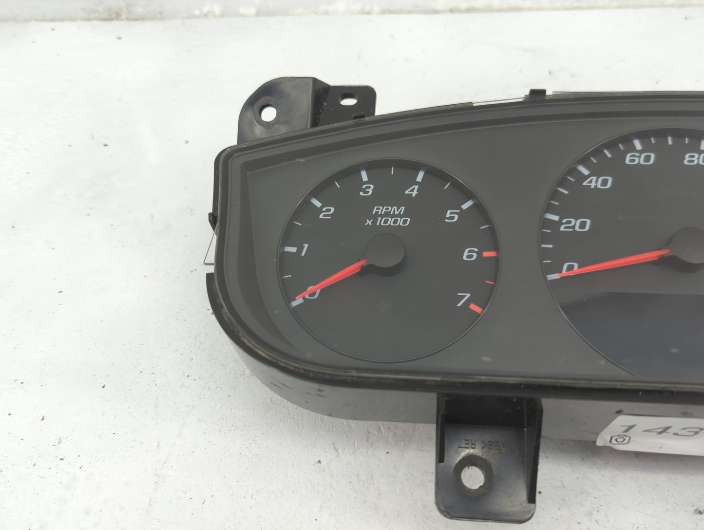 2008 Chevrolet Impala Instrument Cluster Speedometer Gauges P/N:25841497 Fits OEM Used Auto Parts - Oemusedautoparts1.com