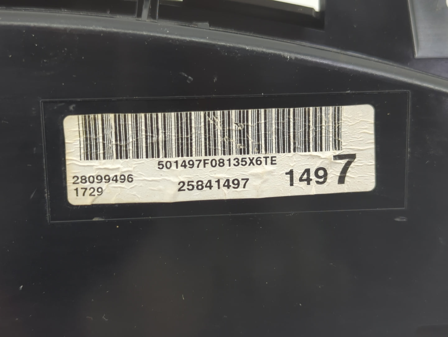 2008 Chevrolet Impala Instrument Cluster Speedometer Gauges P/N:25841497 Fits OEM Used Auto Parts - Oemusedautoparts1.com