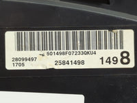 2008 Chevrolet Impala Instrument Cluster Speedometer Gauges P/N:28099497 25841498, 501498F07233QKU4 Miles: Fits OEM Used Aut