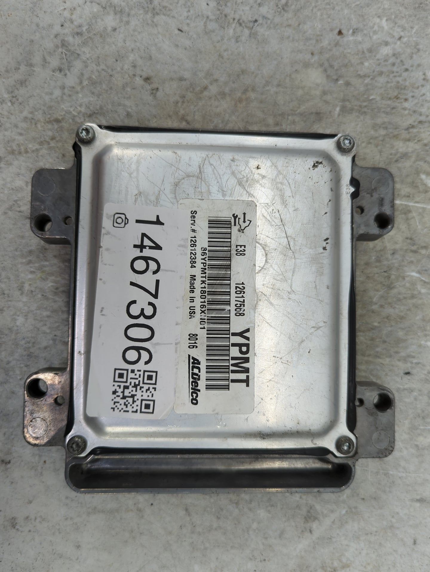 2008 Chevrolet Impala PCM Engine Control Computer ECU ECM PCU OEM P/N:12612384 12617568 Fits Fits 2009 2011 OEM Used Auto Pa