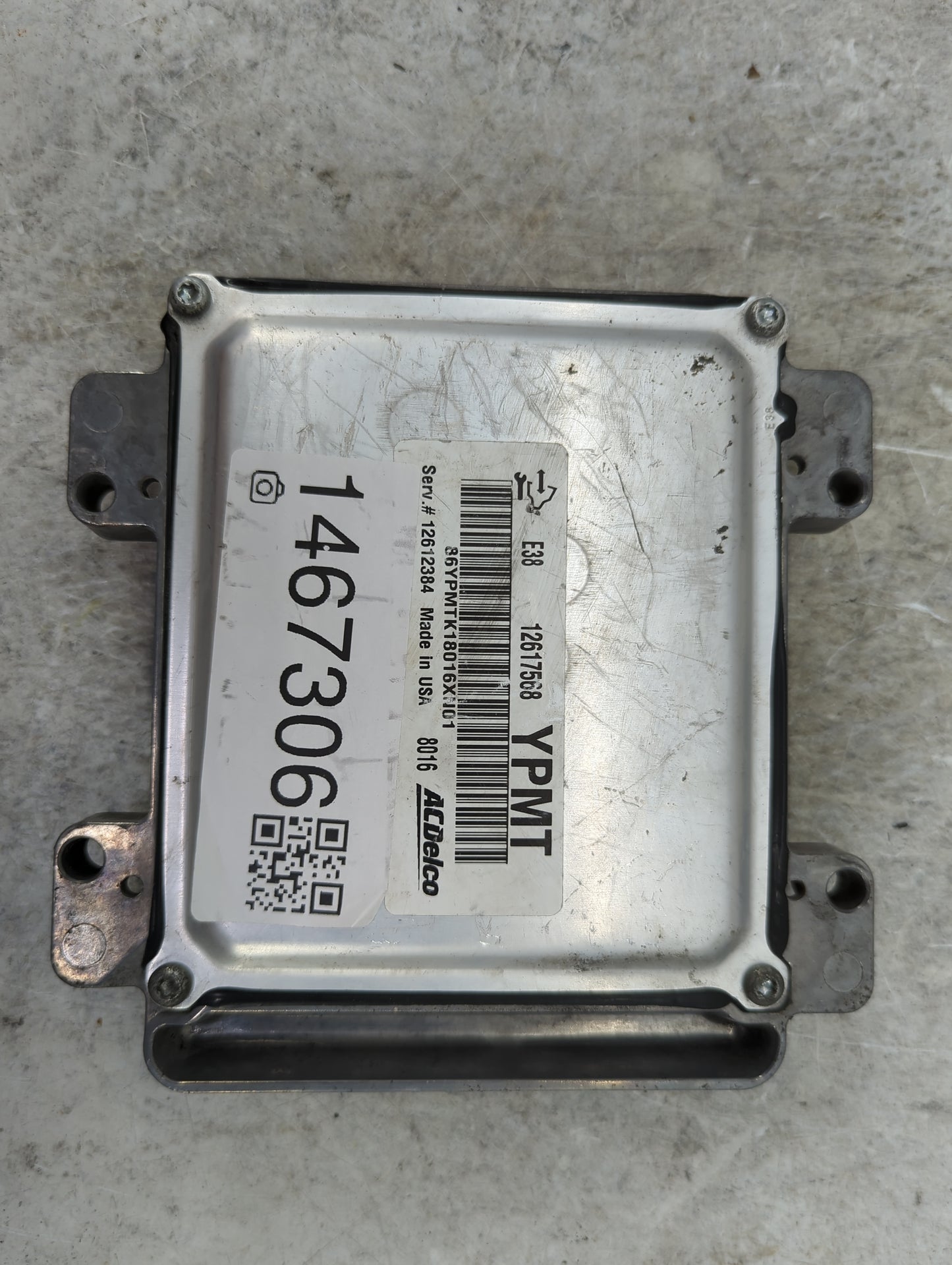 2008 Chevrolet Impala PCM Engine Control Computer ECU ECM PCU OEM P/N:12612384 12617568 Fits Fits 2009 2011 OEM Used Auto Pa