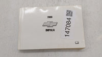 2008 Chevrolet Impala Owners Manual Book Guide OEM Used Auto Parts - Oemusedautoparts1.com