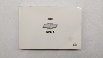 compare product 2008 Chevrolet Impala Owners Manual Book Guide P/N:15863019 OEM Used Auto Parts