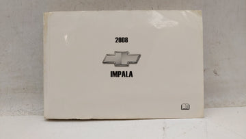 2008 Chevrolet Impala Owners Manual Book Guide OEM Used Auto Parts - Oemusedautoparts1.com