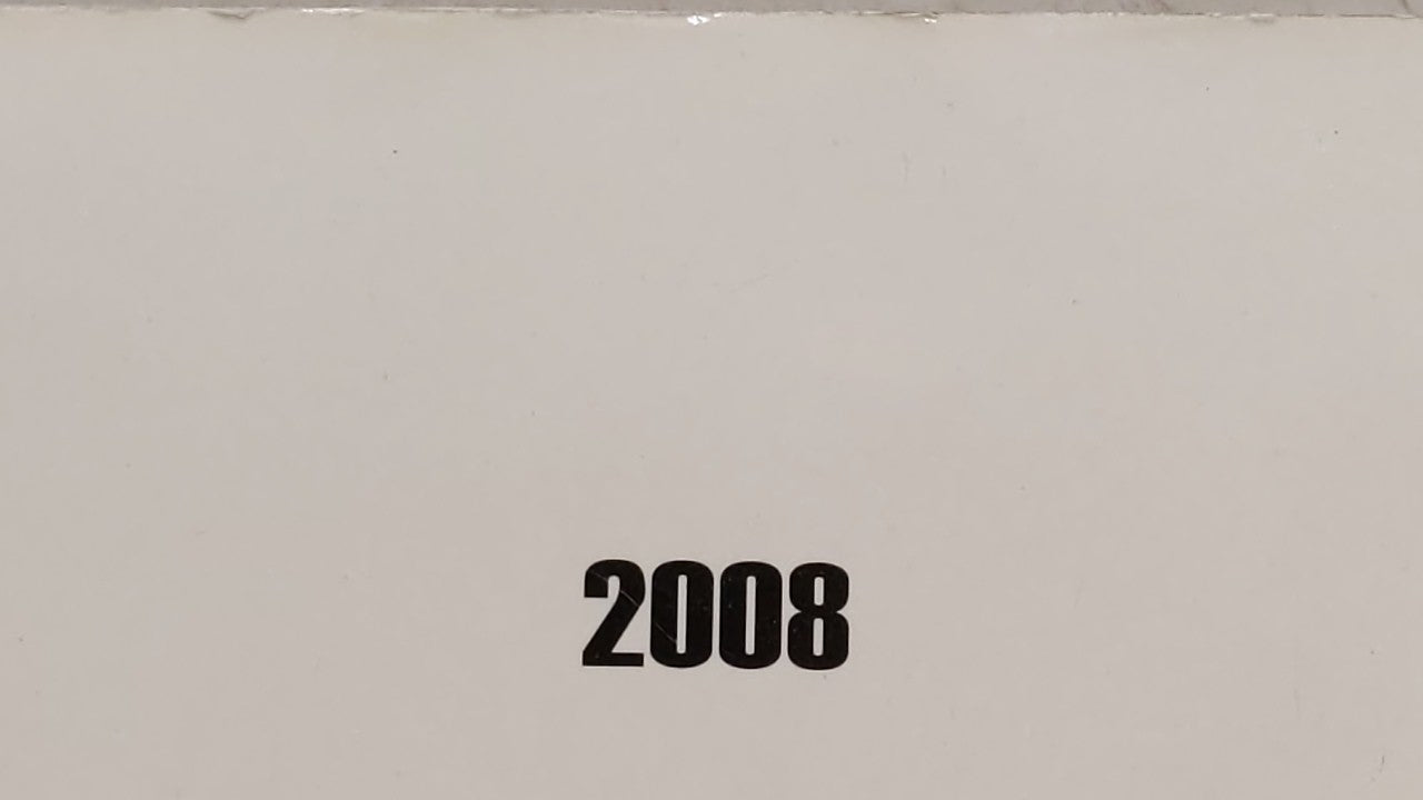 2008 Chevrolet Impala Owners Manual Book Guide OEM Used Auto Parts - Oemusedautoparts1.com