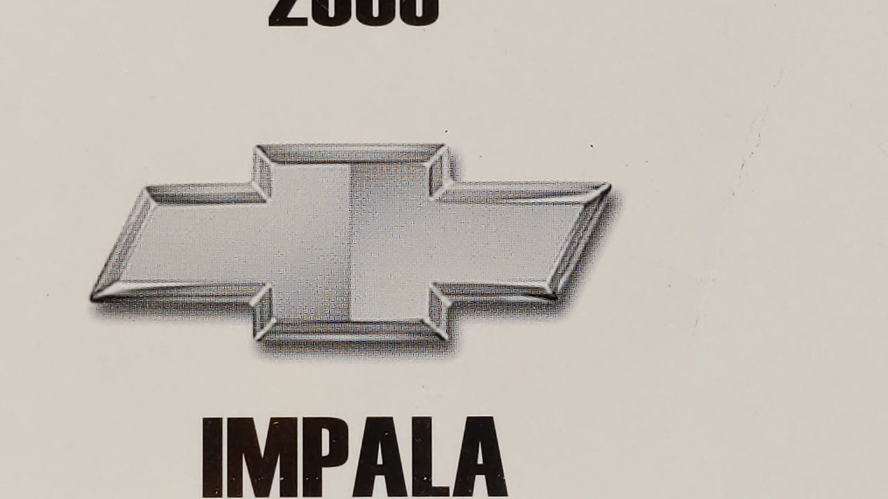 2008 Chevrolet Impala Owners Manual Book Guide OEM Used Auto Parts - Oemusedautoparts1.com