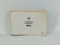 2008 Chevrolet Impala Owners Manual Book Guide OEM Used Auto Parts - Oemusedautoparts1.com