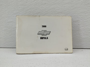 2008 Chevrolet Impala Owners Manual Book Guide OEM Used Auto Parts - Oemusedautoparts1.com