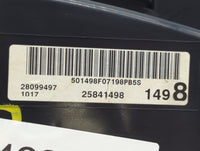 2008 Chevrolet Impala Instrument Cluster Speedometer Gauges P/N:28099497 25841498, 25841498 Fits OEM Used Auto Parts - Oemus