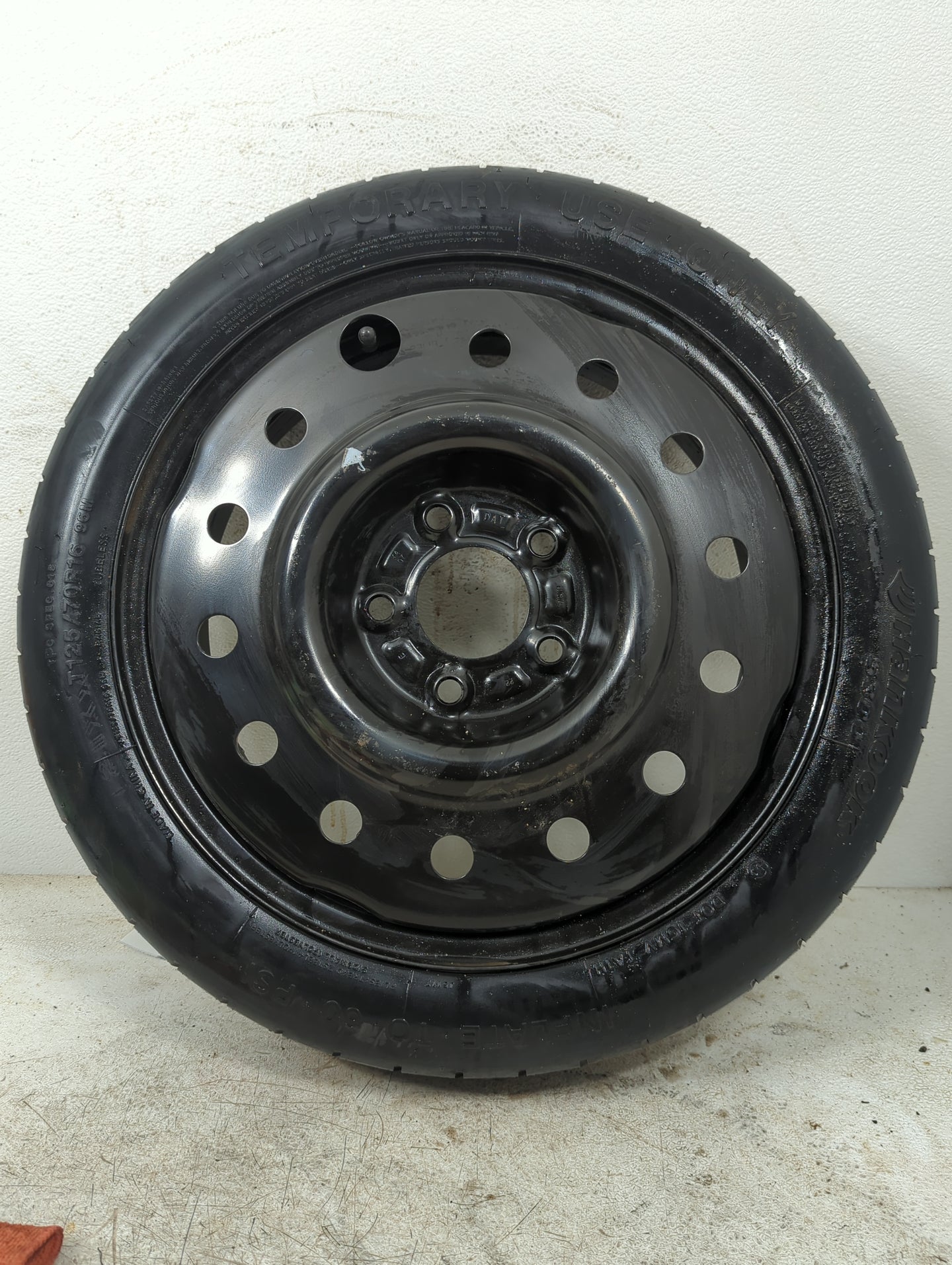 2008 Chevrolet Impala Spare Donut Tire Wheel Rim Oem - Oemusedautoparts1.com