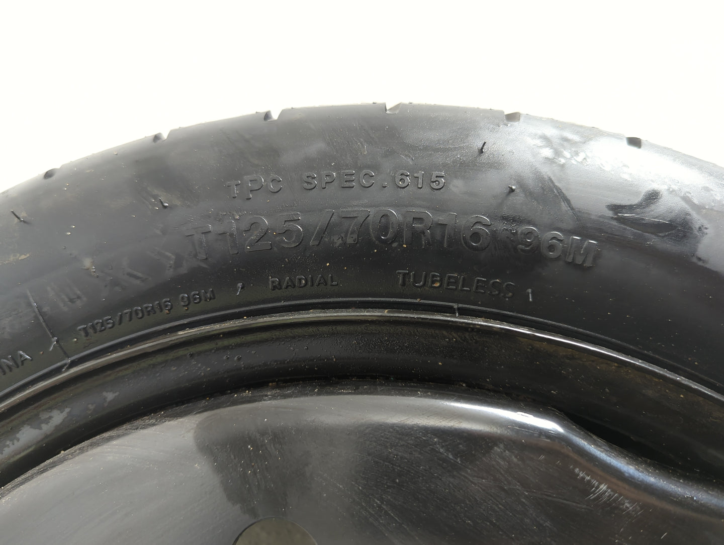 2008 Chevrolet Impala Spare Donut Tire Wheel Rim Oem - Oemusedautoparts1.com