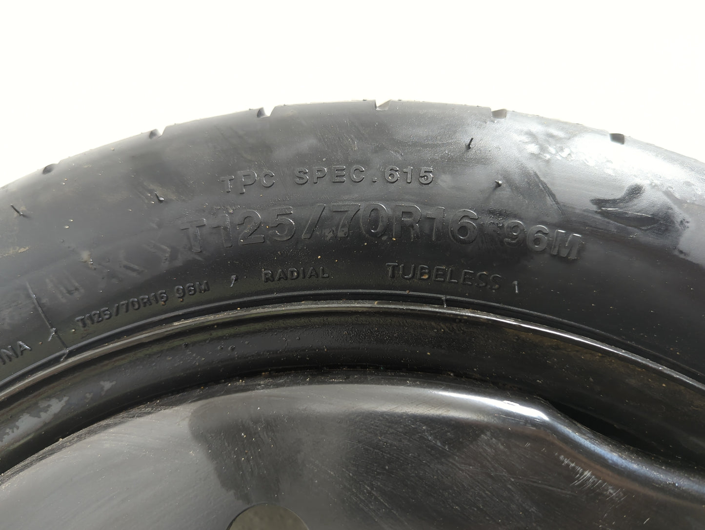 2008 Chevrolet Impala Spare Donut Tire Wheel Rim Oem - Oemusedautoparts1.com