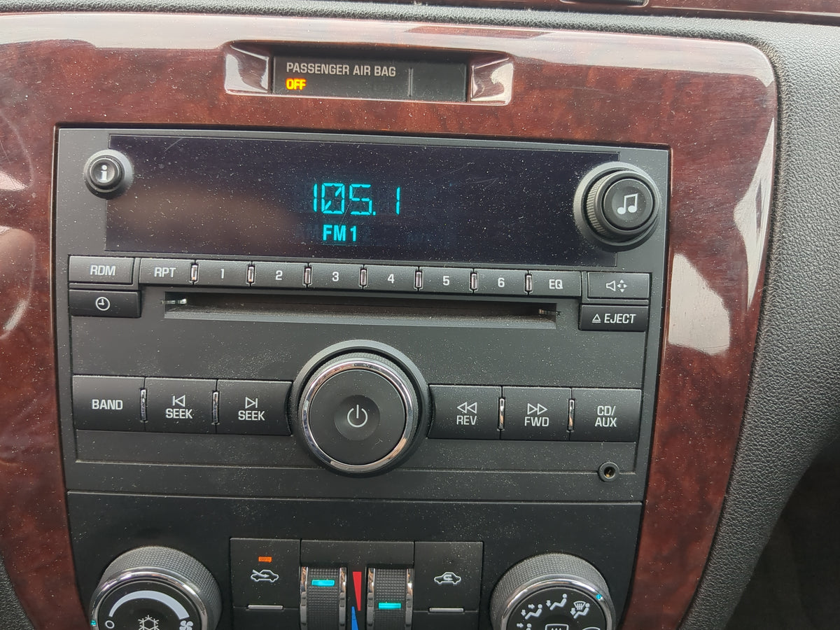 2006-2008 Chevrolet Impala Radio AM FM Cd Player Receiver Replacement Fits Fits 2006 2007 2008 OEM Used Auto Parts - Oemused