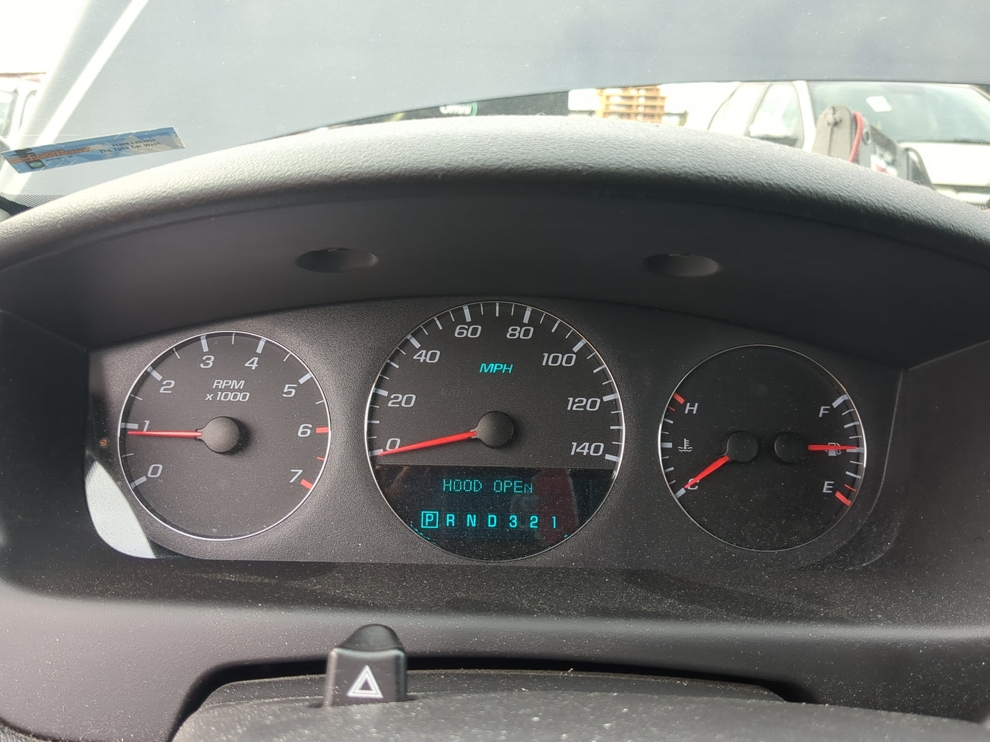 2008 Chevrolet Impala Instrument Cluster Speedometer Gauges Miles:170K Fits OEM Used Auto Parts - Oemusedautoparts1.com
