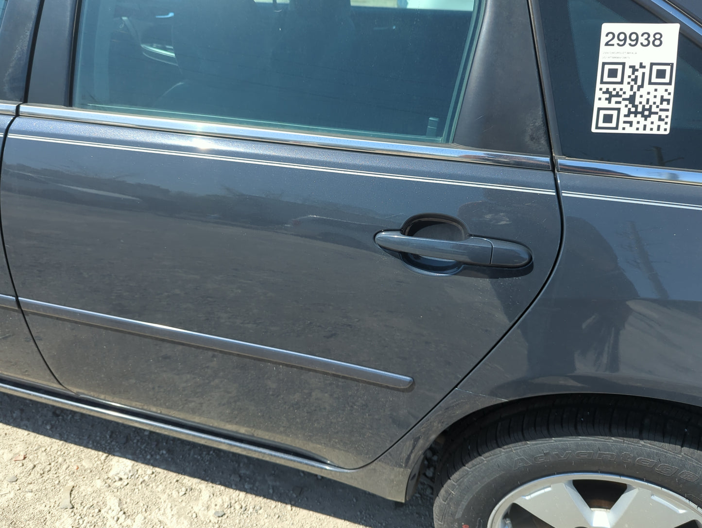 2006-2016 Chevrolet Impala Driver Rear Door Oem 5001530 - Oemusedautoparts1.com
