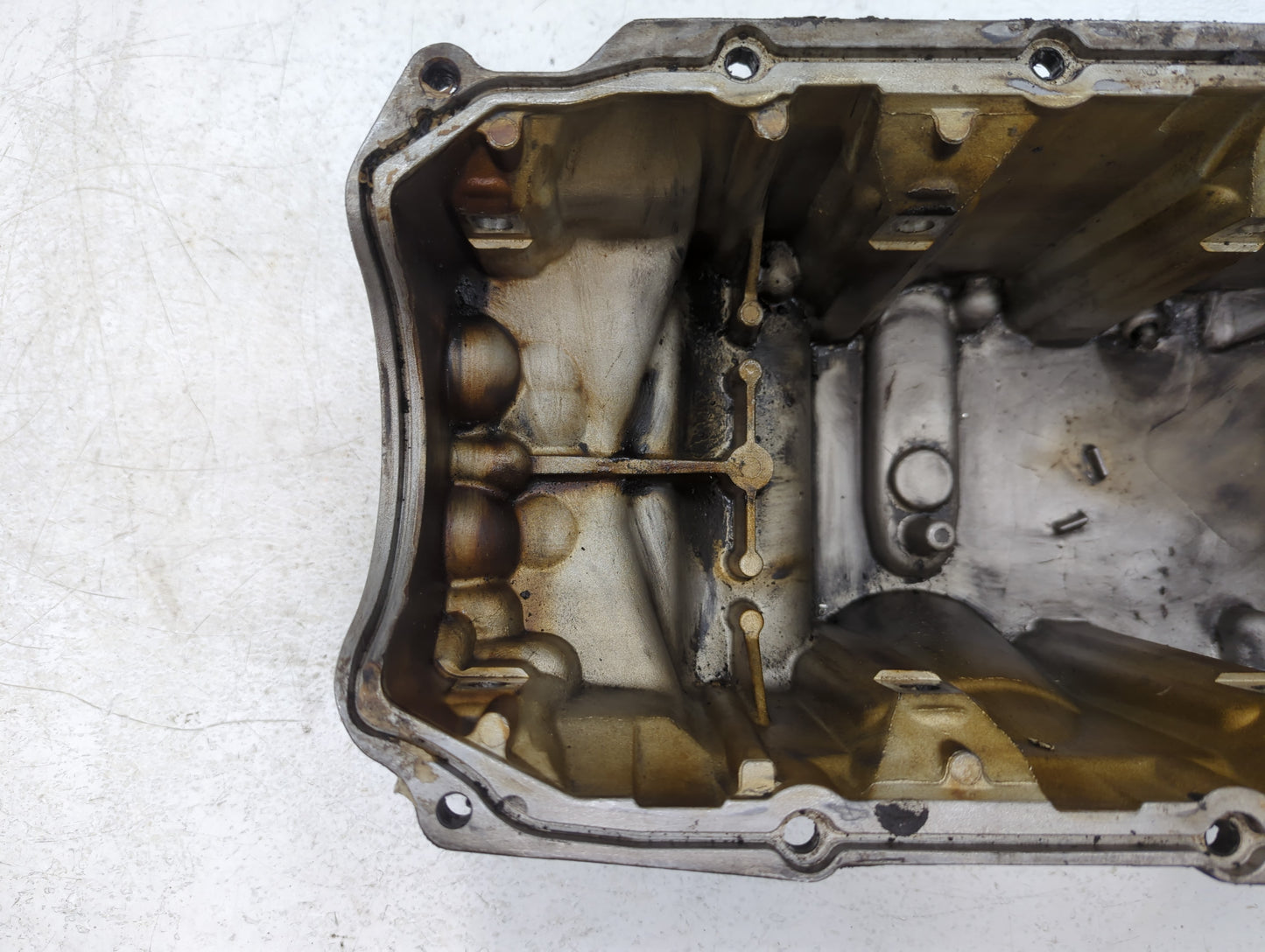 2008 Chevrolet Impala Engine Oil Pan P/N:10294030 Fits OEM Used Auto Parts - Oemusedautoparts1.com