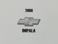 2008 Chevrolet Impala Owners Manual Book Guide P/N:15863019 A OEM Used Auto Parts - Oemusedautoparts1.com