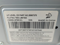 2007-2008 Chevrolet Impala Radio AM FM Cd Player Receiver Replacement P/N:25957375 Fits Fits 2007 2008 OEM Used Auto Parts -