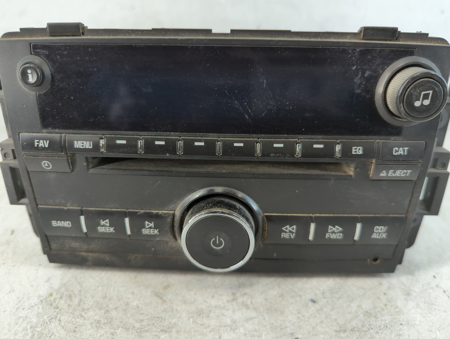 2007-2008 Chevrolet Impala Radio AM FM Cd Player Receiver Replacement P/N:25957375 Fits Fits 2007 2008 OEM Used Auto Parts -