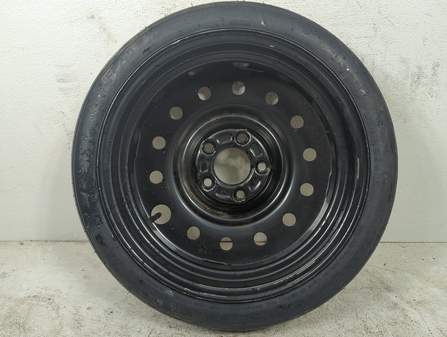 2000-2016 Chevrolet Impala Spare Donut Tire Wheel Rim Oem 831006 - Oemusedautoparts1.com