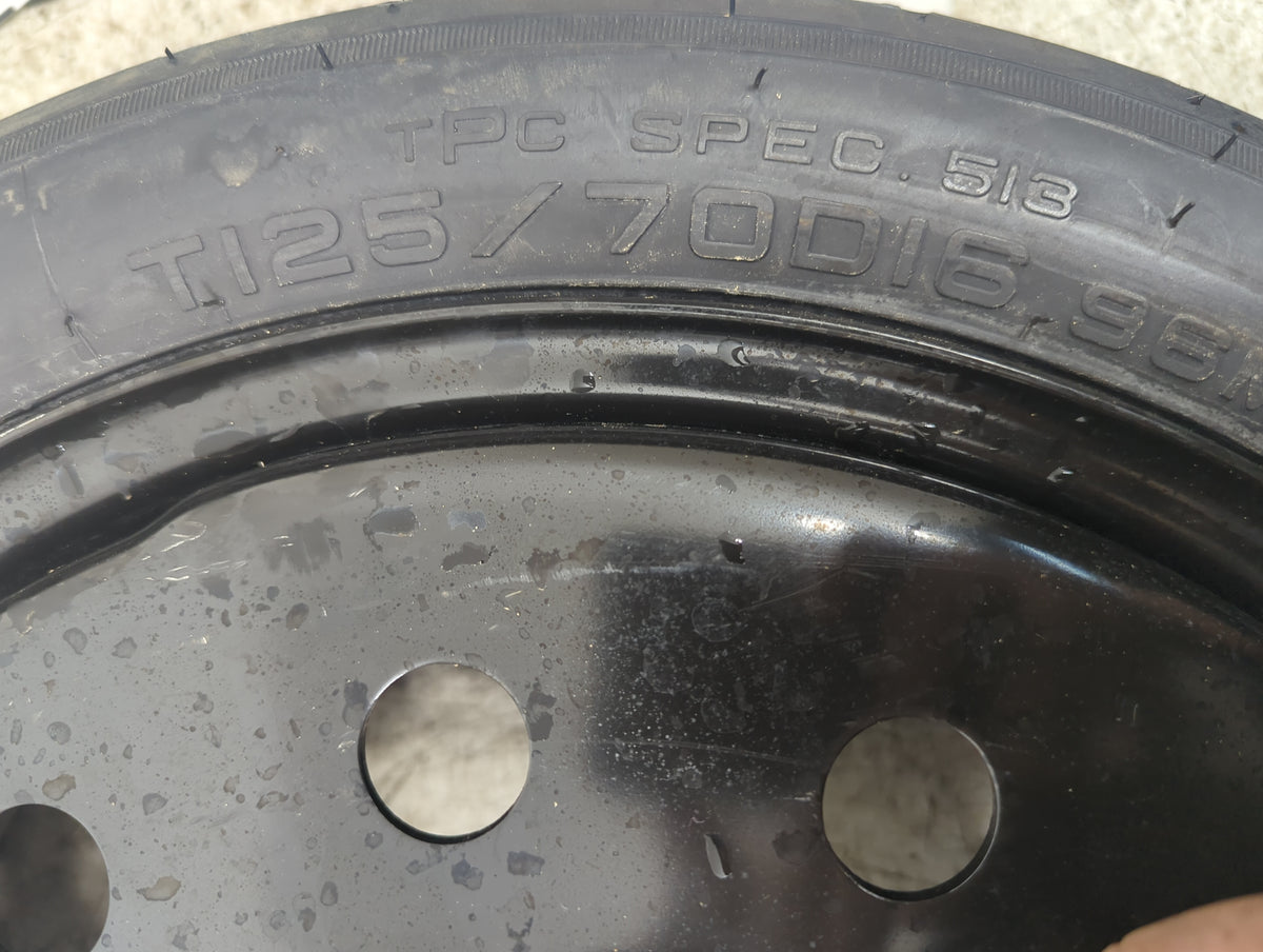 2000-2016 Chevrolet Impala Spare Donut Tire Wheel Rim Oem 831006 - Oemusedautoparts1.com
