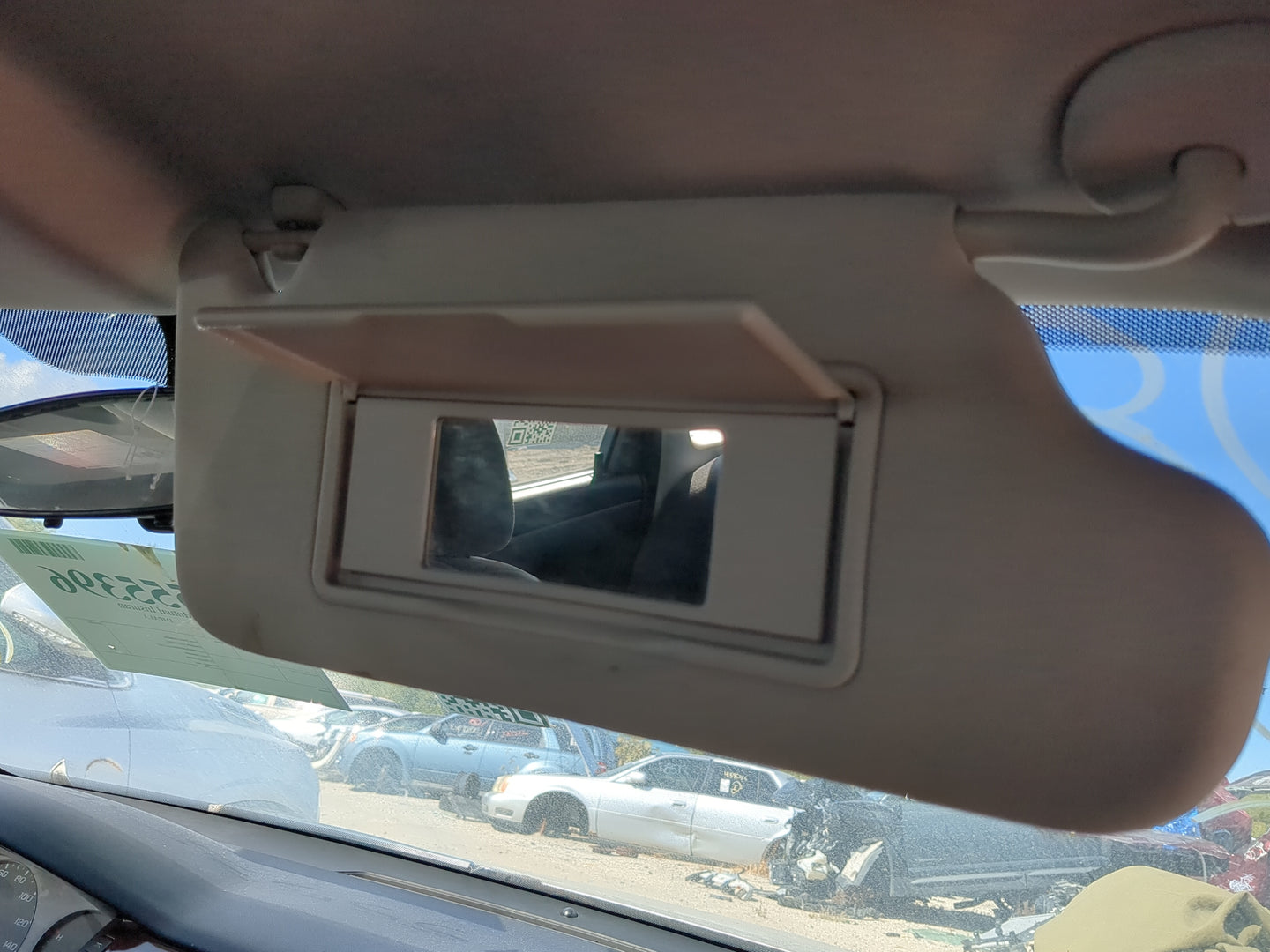 2006-2016 Chevrolet Impala Sun Visor Shade Replacement Passenger Right Mirror Fits OEM Used Auto Parts - Oemusedautoparts1.c