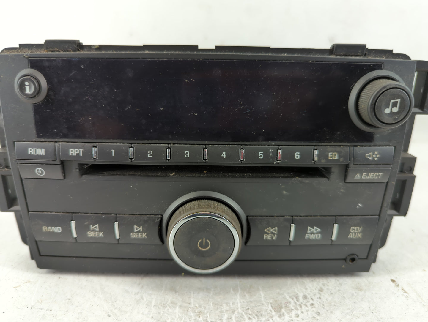 2006-2008 Chevrolet Impala Radio AM FM Cd Player Receiver Replacement P/N:25957376 Fits Fits 2006 2007 2008 OEM Used Auto Pa