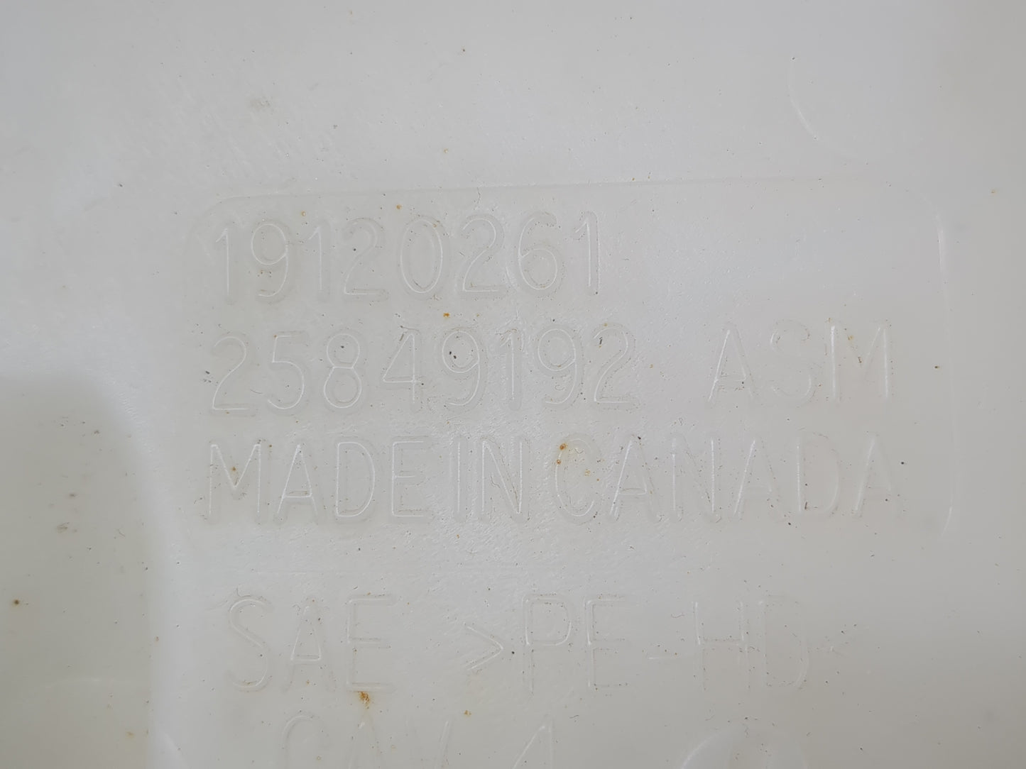 2006-2016 Chevrolet Impala Windshield Washer Fluid Reservoir Bottle Oem - Oemusedautoparts1.com