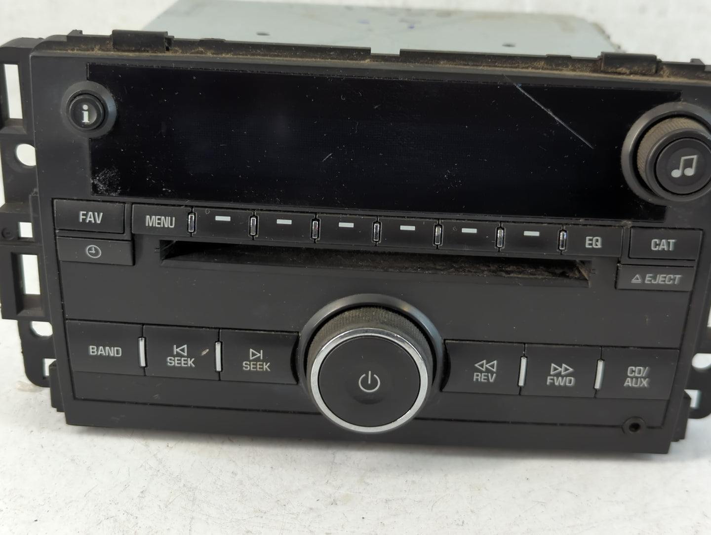 2007-2008 Chevrolet Impala Radio AM FM Cd Player Receiver Replacement P/N:15850678 Fits Fits 2007 2008 OEM Used Auto Parts -
