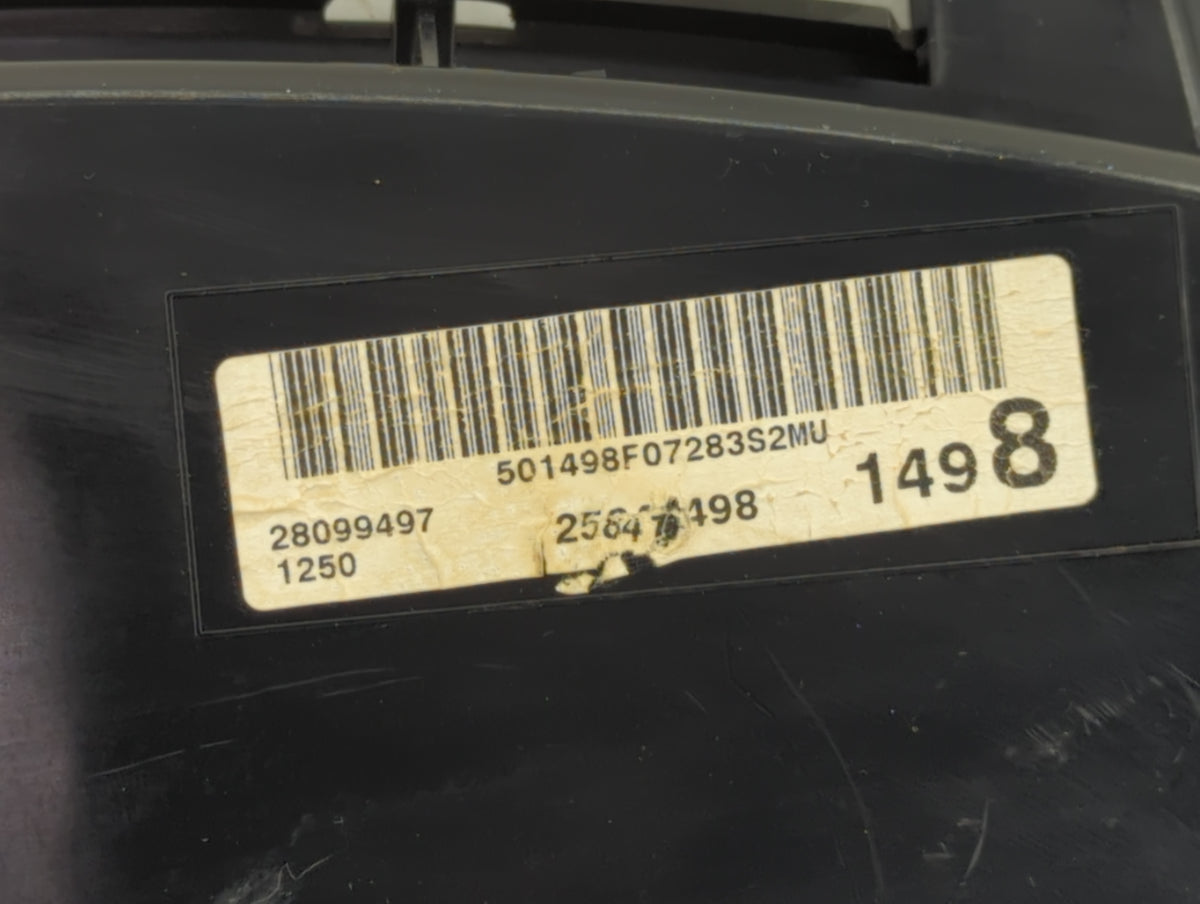 2008 Chevrolet Impala Instrument Cluster Speedometer Gauges P/N:28099497 25847498 Miles:210K Fits OEM Used Auto Parts - Oemu