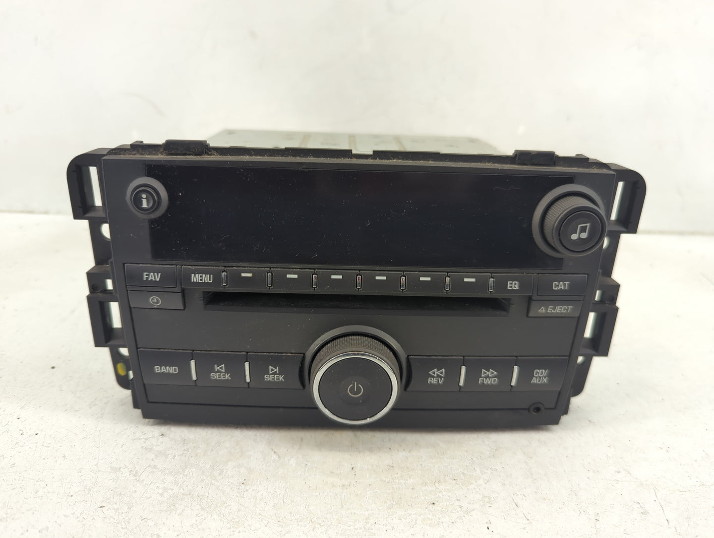 2007-2008 Chevrolet Impala Radio AM FM Cd Player Receiver Replacement Fits Fits 2007 2008 OEM Used Auto Parts - Oemusedautop