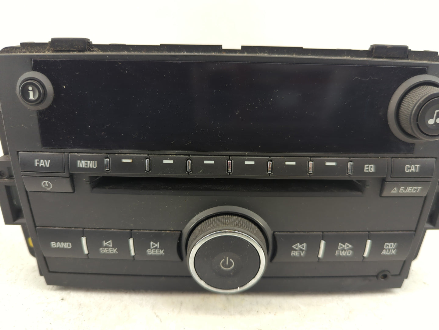 2007-2008 Chevrolet Impala Radio AM FM Cd Player Receiver Replacement Fits Fits 2007 2008 OEM Used Auto Parts - Oemusedautop