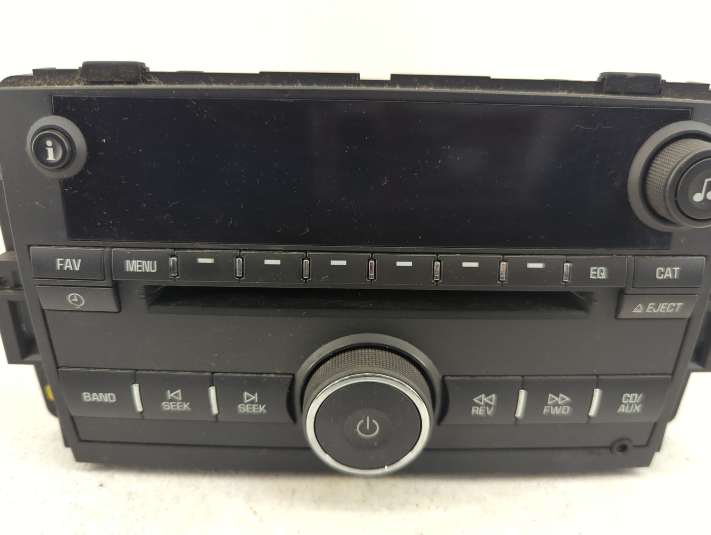 2007-2008 Chevrolet Impala Radio AM FM Cd Player Receiver Replacement Fits Fits 2007 2008 OEM Used Auto Parts - Oemusedautop