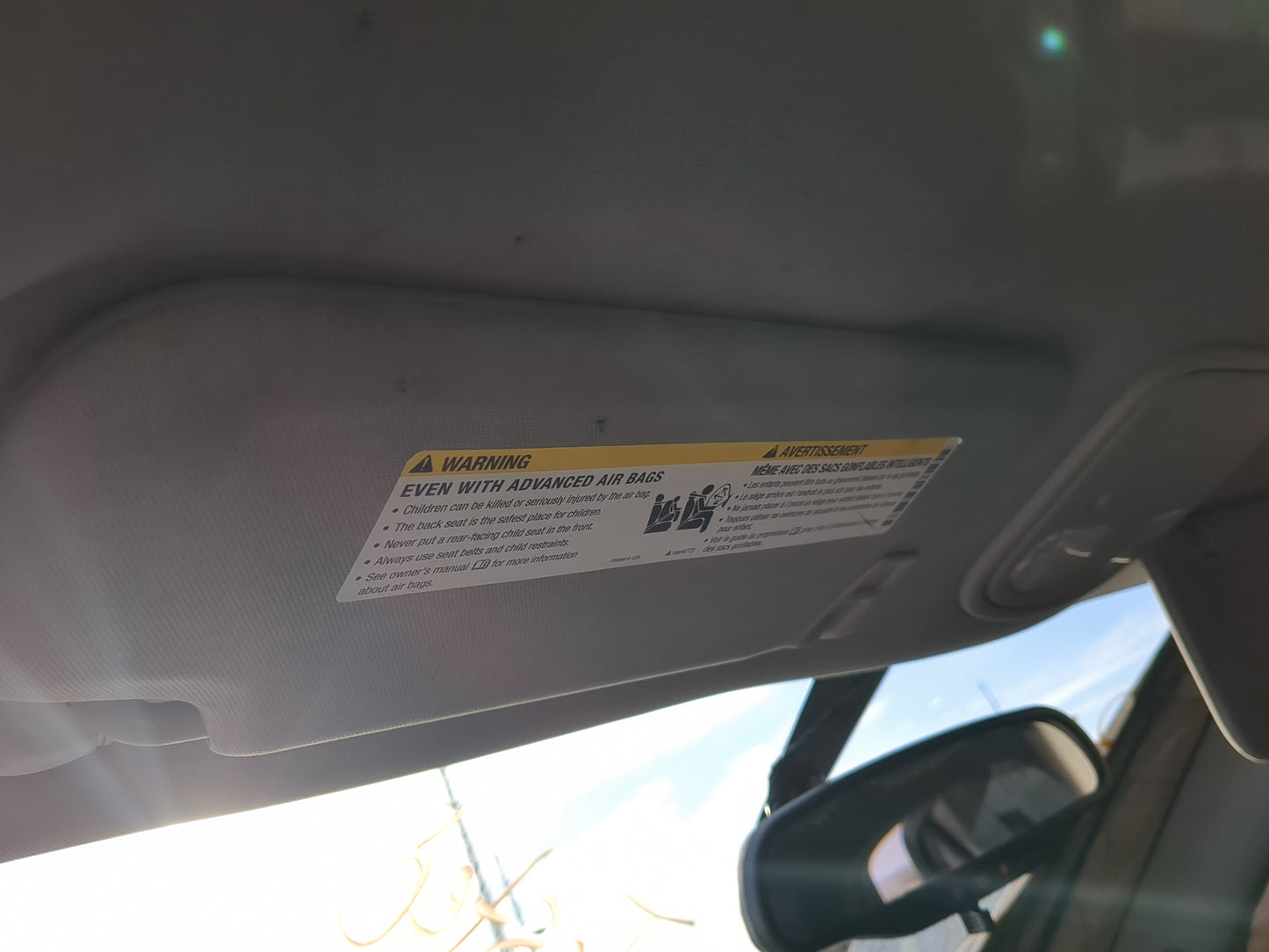 2004-2012 Chevrolet Malibu Sun Visor Shade Replacement Driver Left Mirror Fits Fits 2004 2005 2008 2009 2010 2011 2012 OEM U