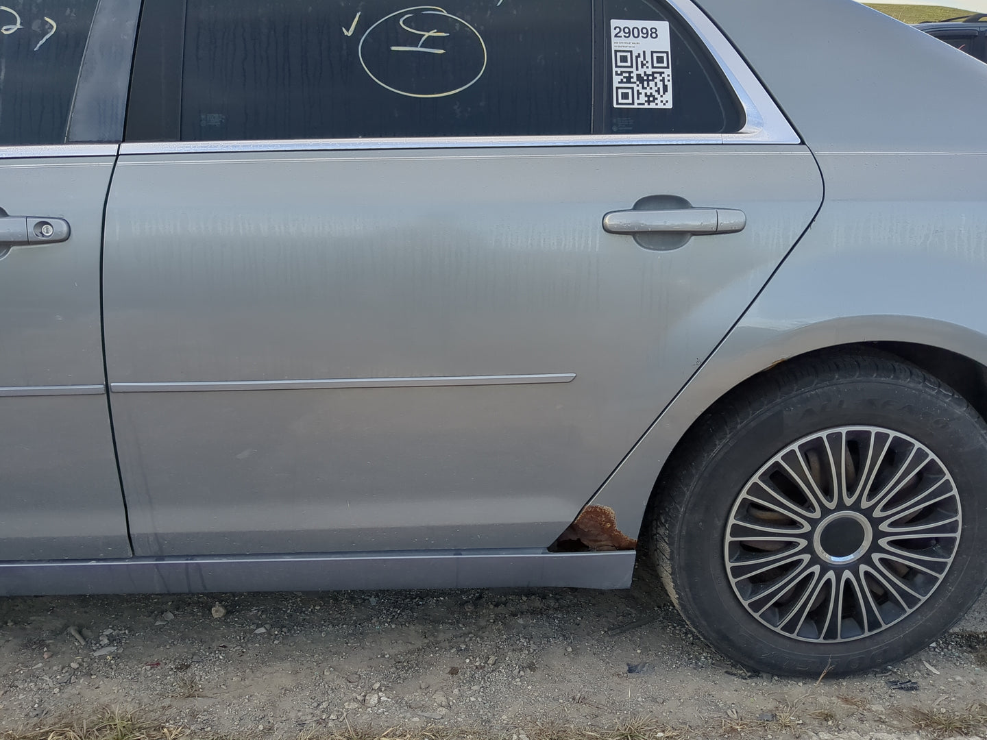 2008-2012 Chevrolet Malibu Driver Rear Door Oem - Oemusedautoparts1.com