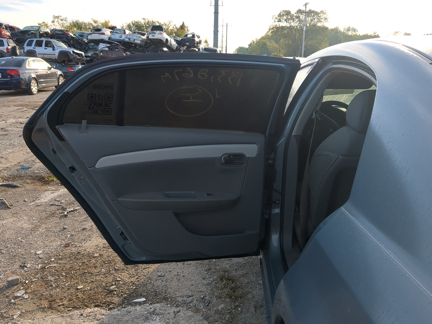 2008-2012 Chevrolet Malibu Driver Rear Door Oem - Oemusedautoparts1.com