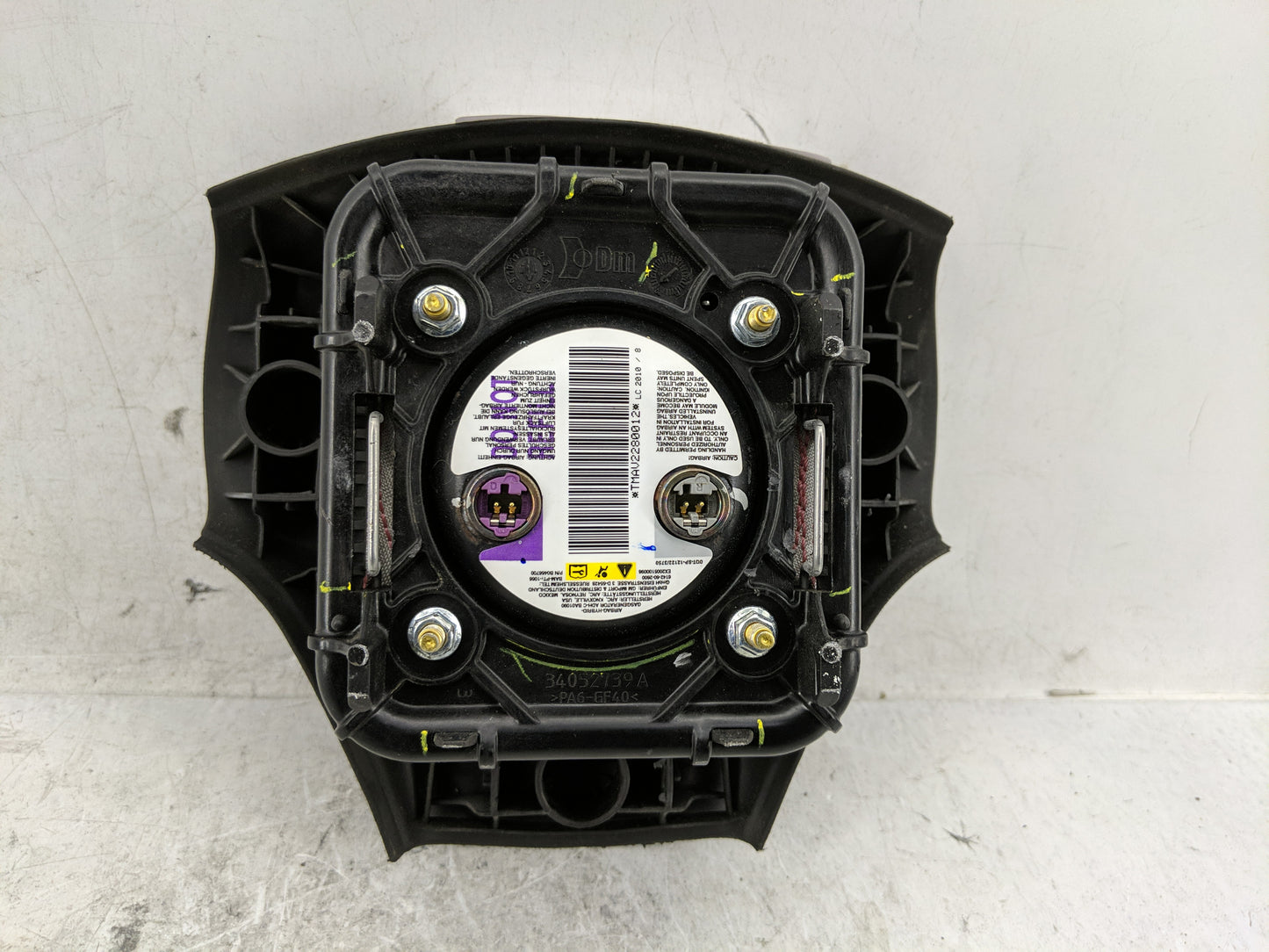 2008 Chevrolet Malibu Air Bag Driver Left Steering Wheel Mounted - Oemusedautoparts1.com