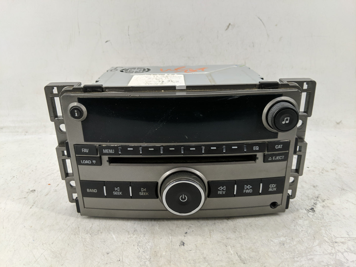 2008 Chevrolet Malibu Radio AM FM Cd Player Receiver Replacement Fits OEM Used Auto Parts - Oemusedautoparts1.com