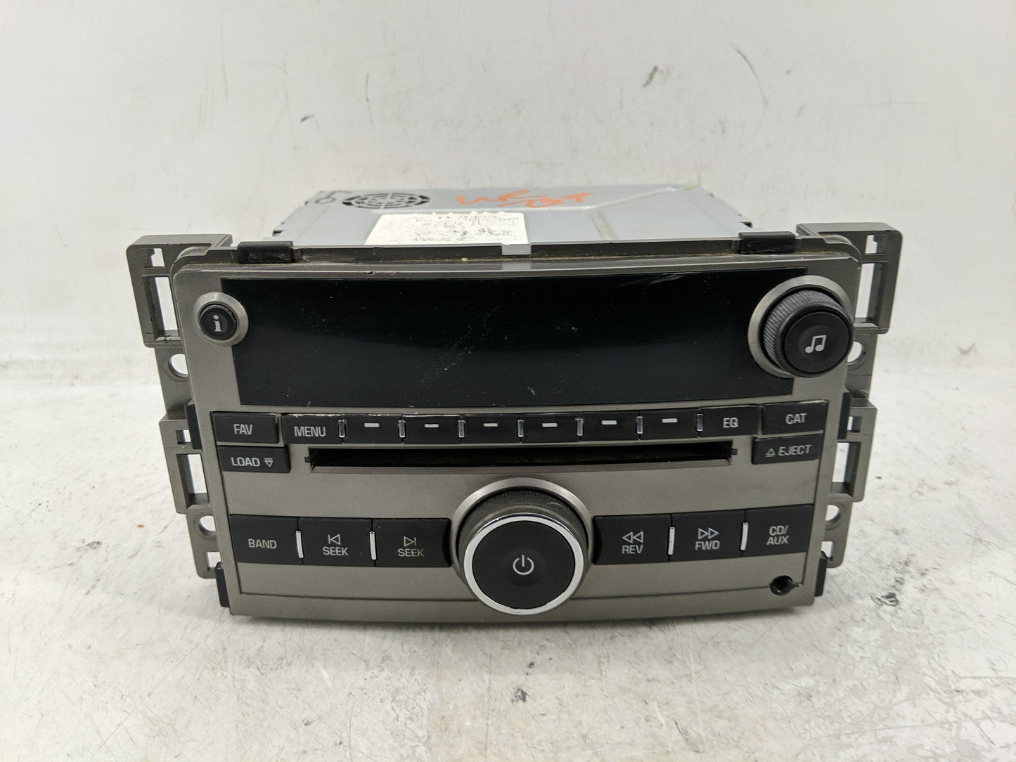 2008 Chevrolet Malibu Radio AM FM Cd Player Receiver Replacement Fits OEM Used Auto Parts - Oemusedautoparts1.com