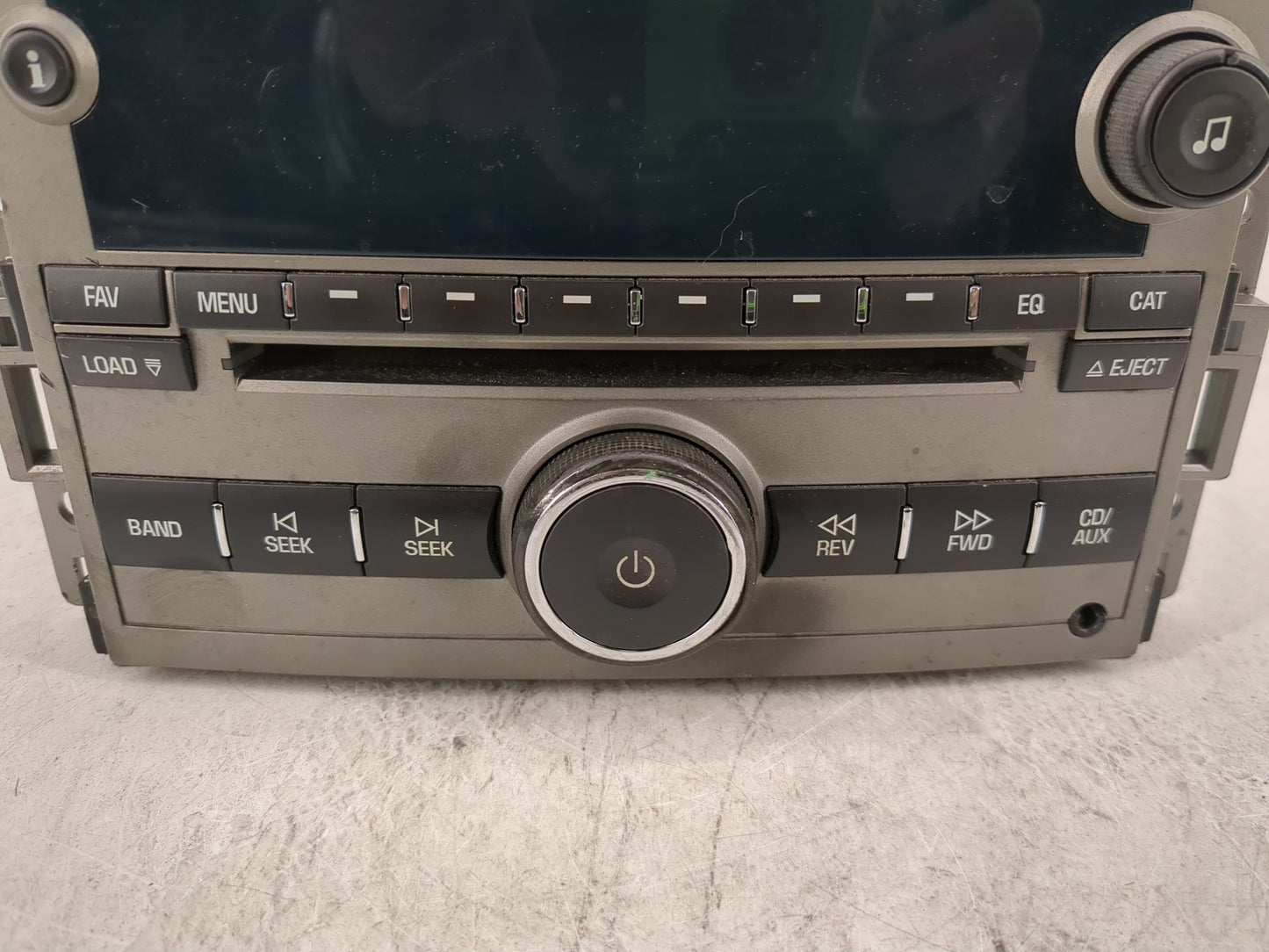 2008 Chevrolet Malibu Radio AM FM Cd Player Receiver Replacement Fits OEM Used Auto Parts - Oemusedautoparts1.com