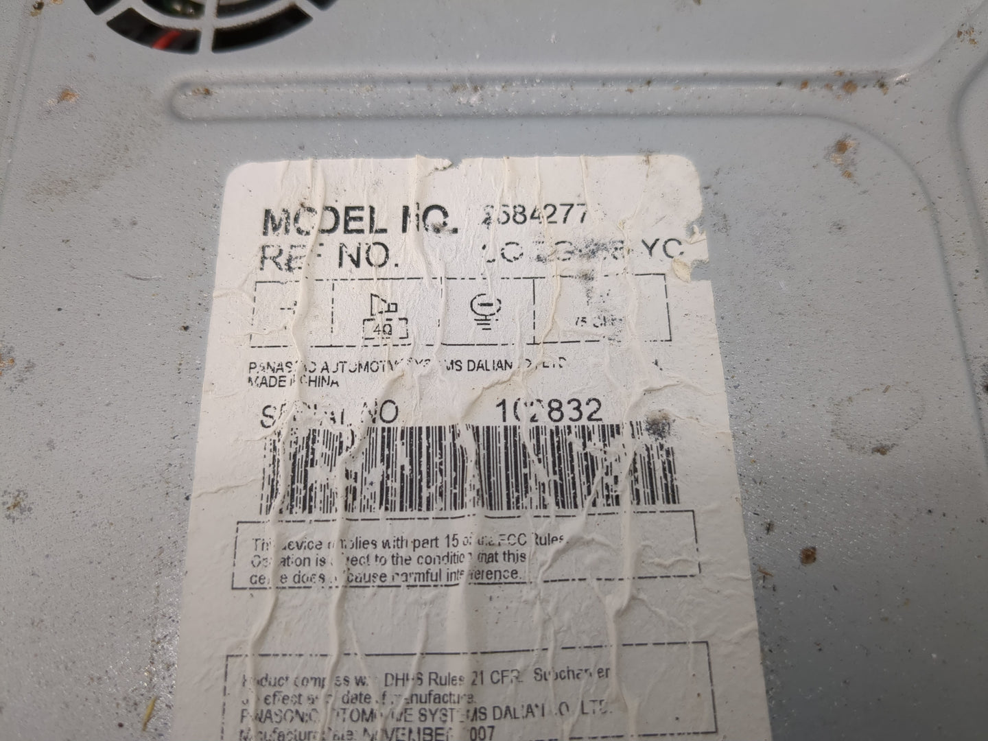 2008 Chevrolet Malibu Radio AM FM Cd Player Receiver Replacement Fits OEM Used Auto Parts - Oemusedautoparts1.com