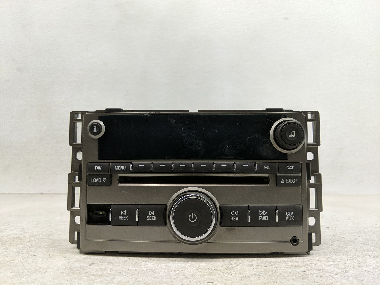 2007-2008 Chevrolet Malibu Radio AM FM Cd Player Receiver Replacement Fits Fits 2007 2008 OEM Used Auto Parts - Oemusedautop